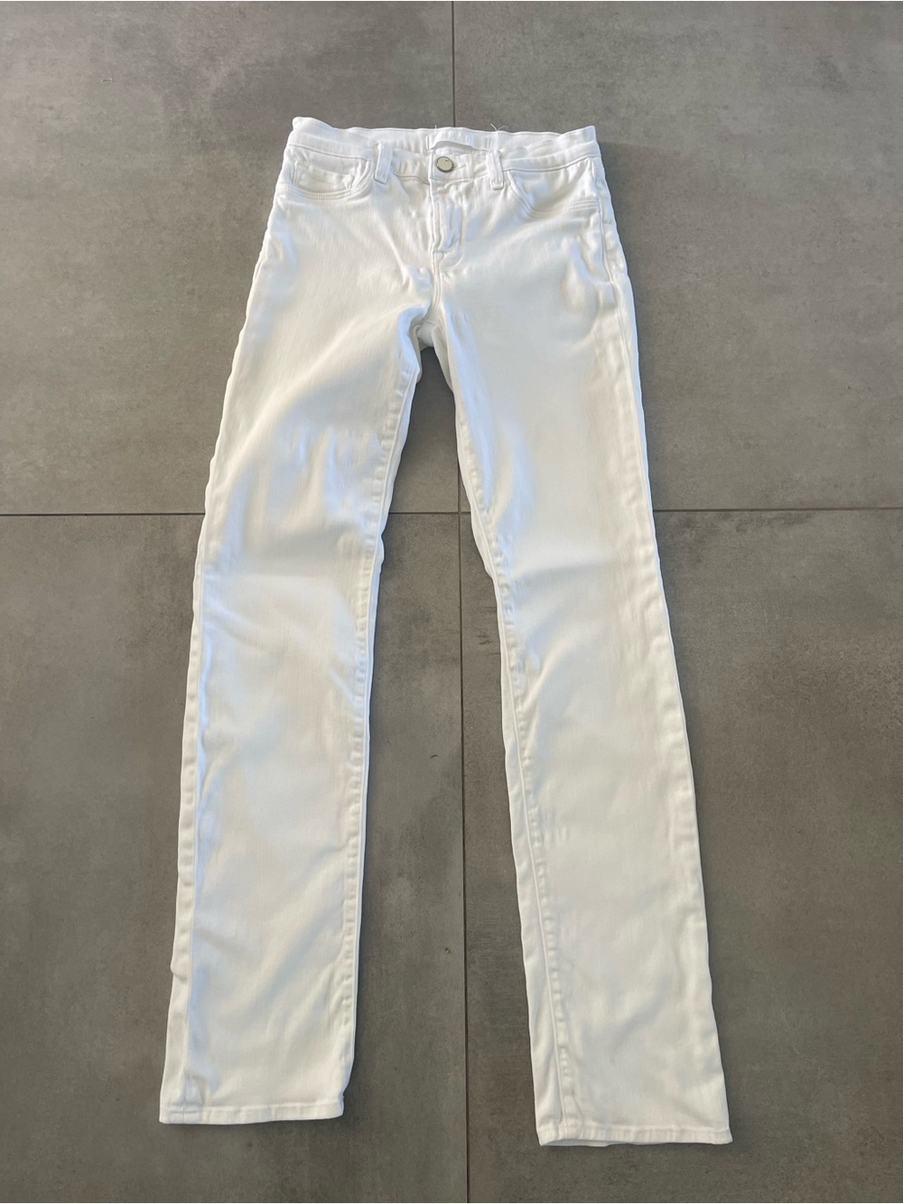 J Brand Straight Leg Jeans in White